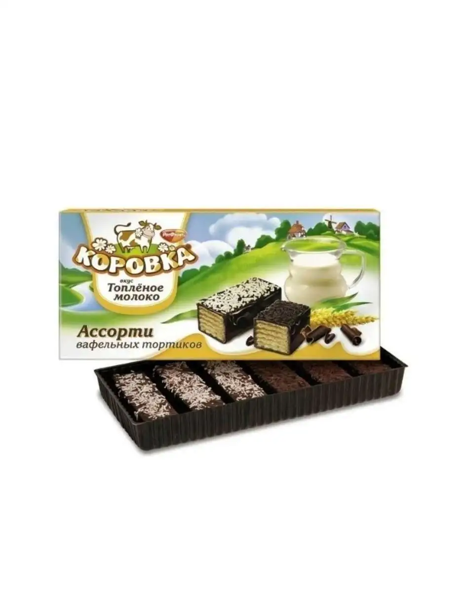 Торт Вафельный Коровка Ассорти 200г