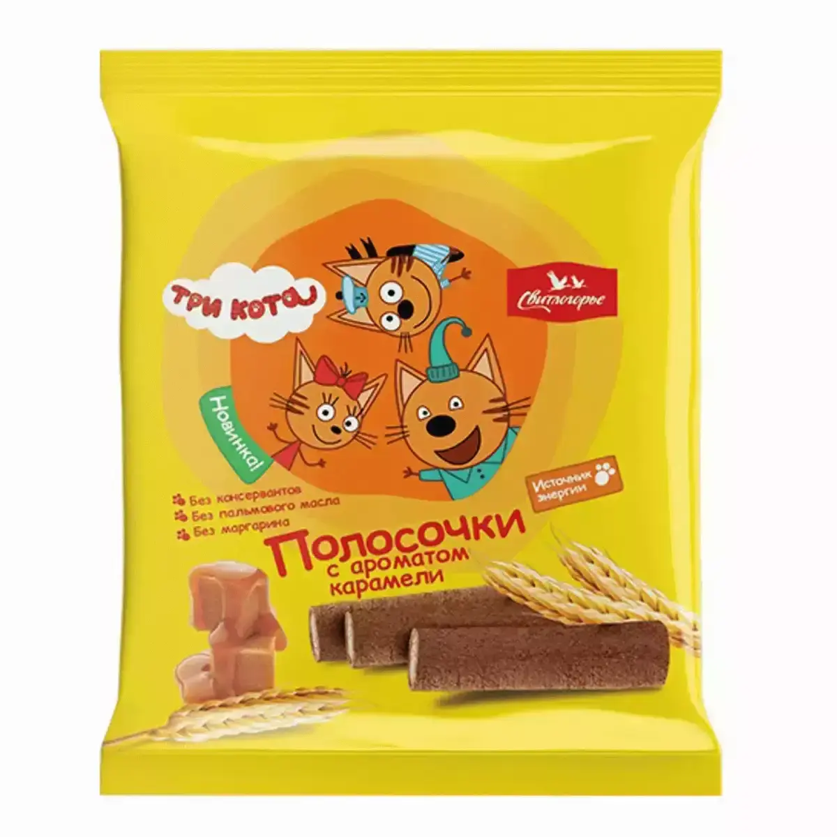 Полосочки Три Кота Вкус Карамели 100г(м)