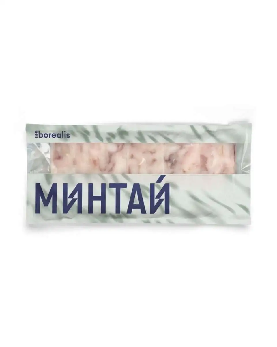Минтай Бореалис Филе б/к б/ш 750г(м)