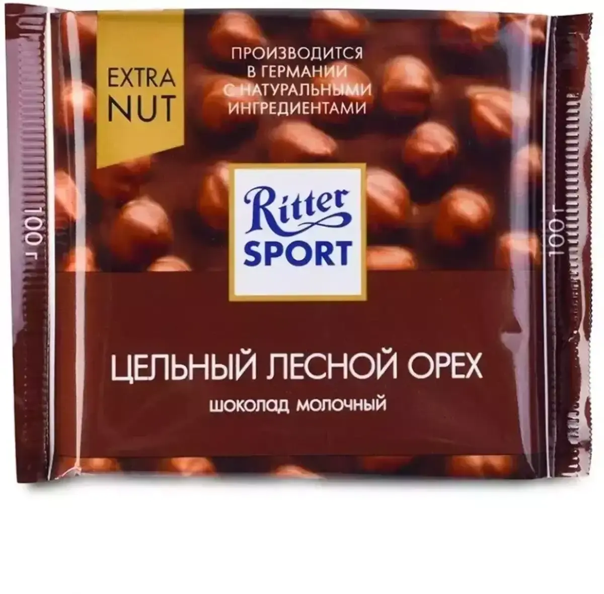 Шоколад Риттер Спорт Лесной Орех 100г(м)