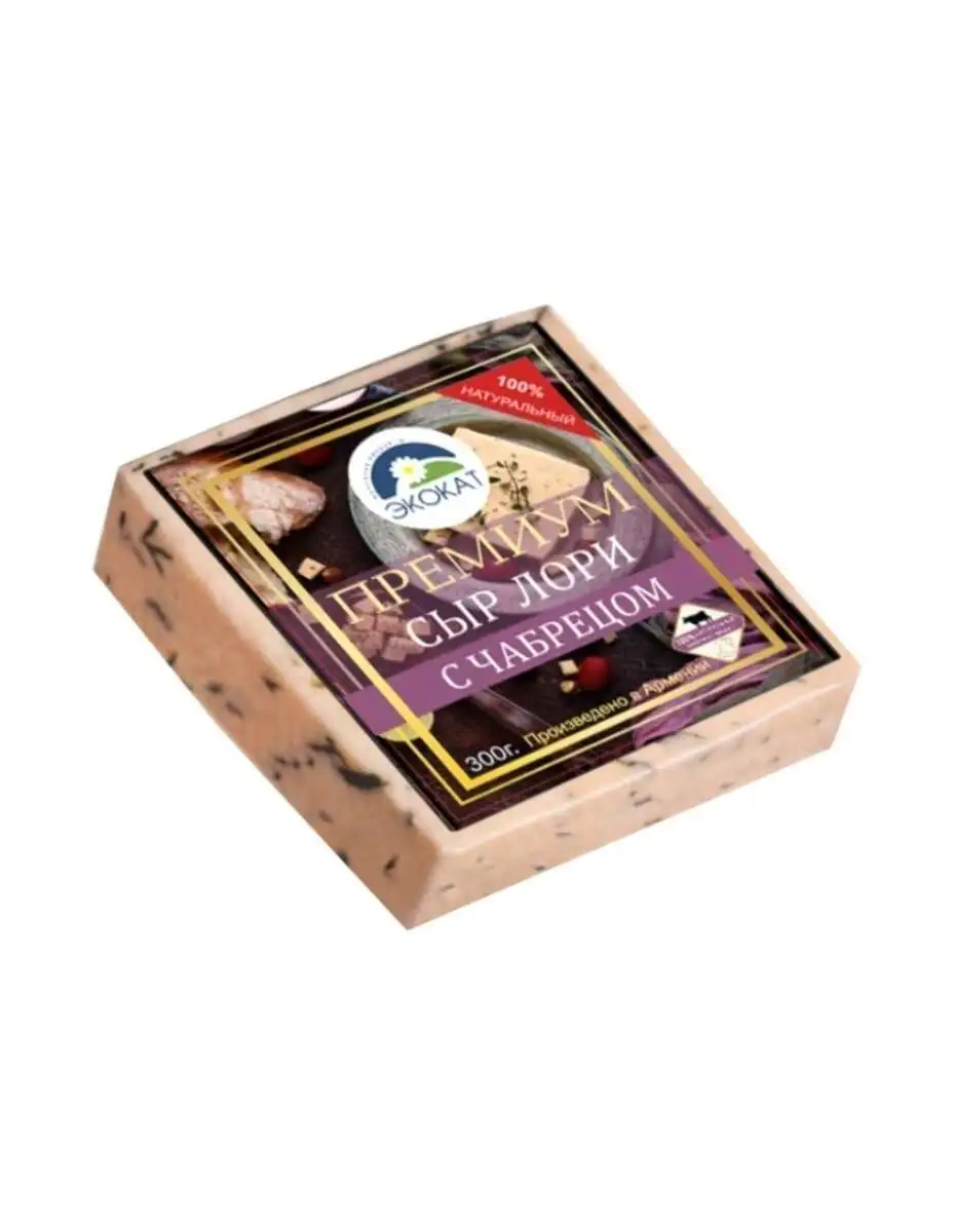 Сыр Экокат Лори с Чабрецом 300г