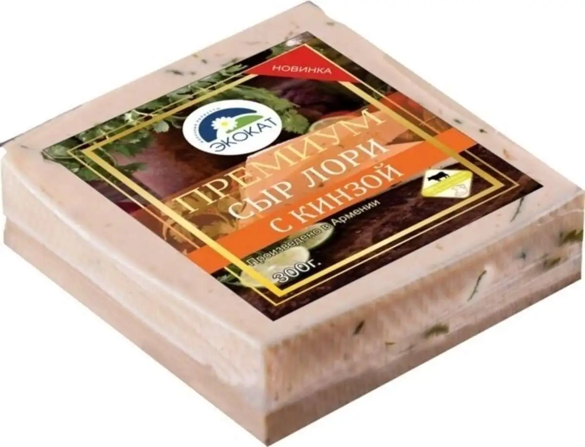 Сыр Экокат Лори с Кинзой 300г