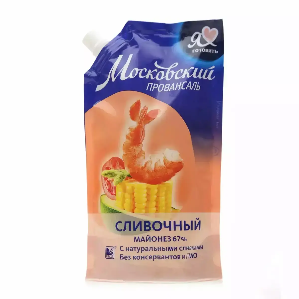 Майонез Московский Провансаль Сливочный 67/% 390мл(м)