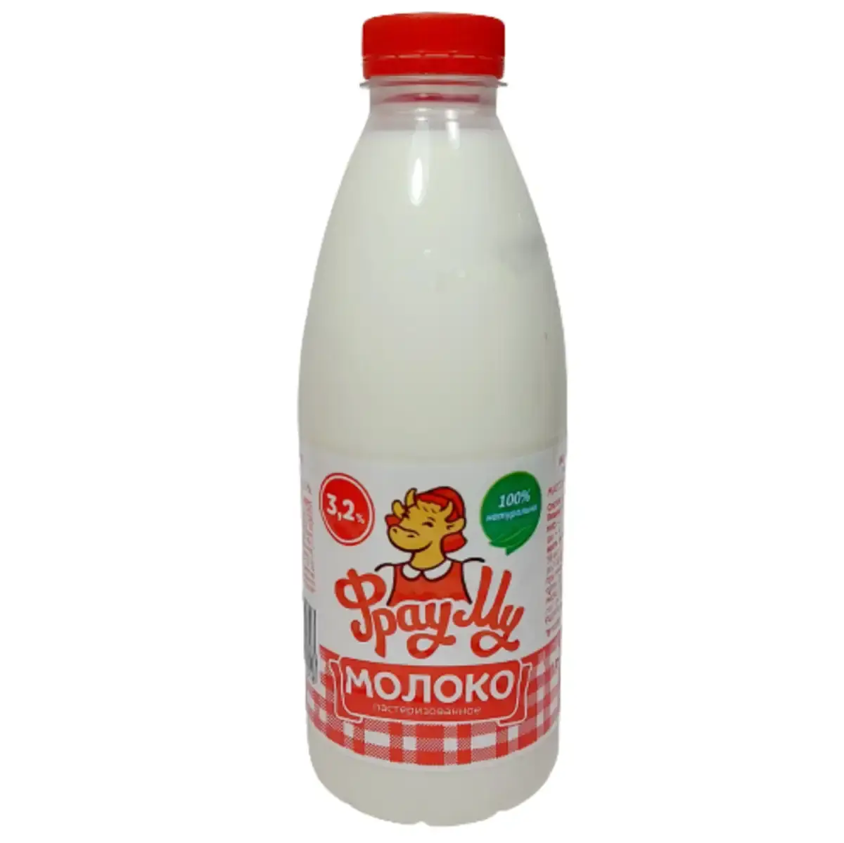 Молоко Фрау Му 3,2% 0,9Л Бутылка