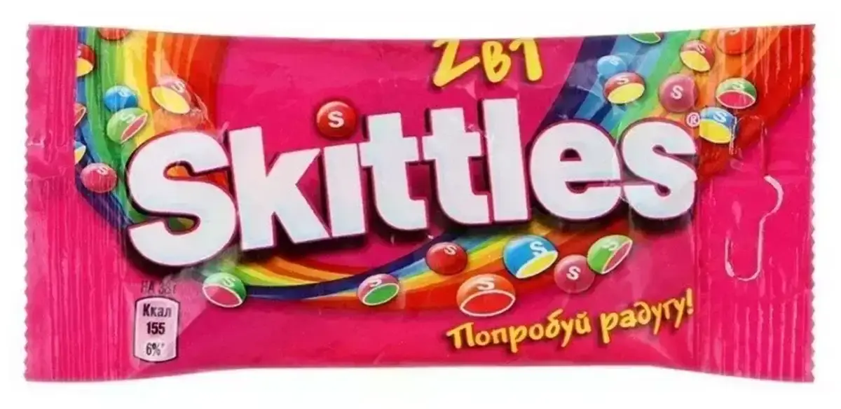 Драже Скитлс 2в1 38г(м)