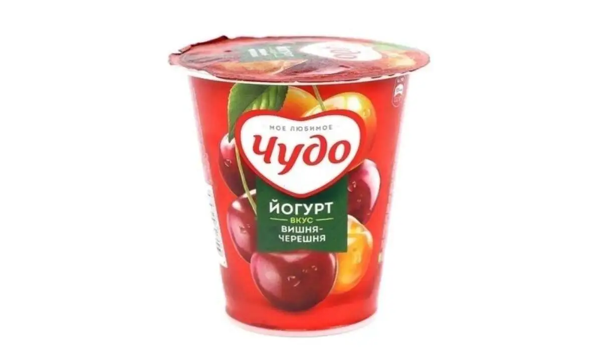 Йогурт Чудо Вишня/Черешня 2% 290г Стакан(м)