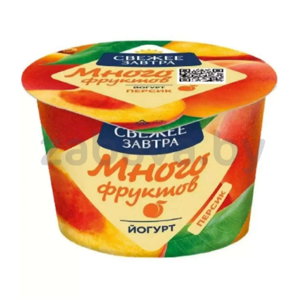 Йогурт Свежее Завтра Персик 2,6/% 180ГР