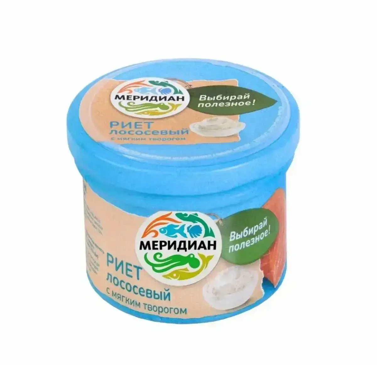 Риет Меридиан Лососевый с Мягким Творогом 100г
