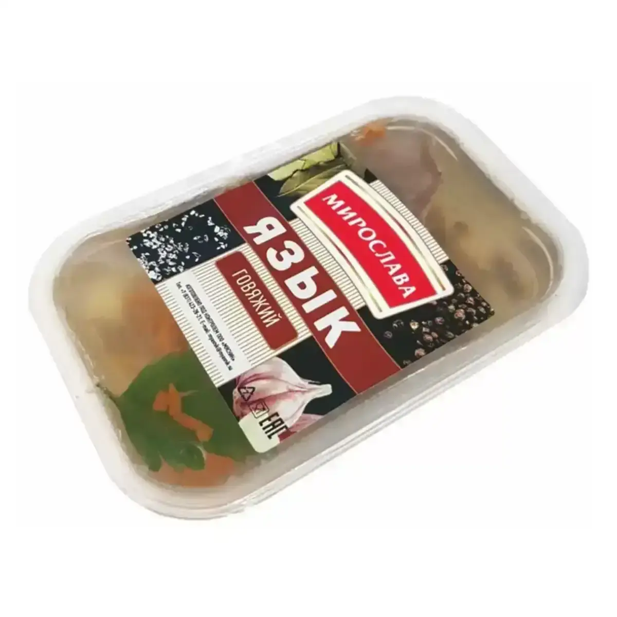 Язык Говяжий в Желе Мирослава 200гр