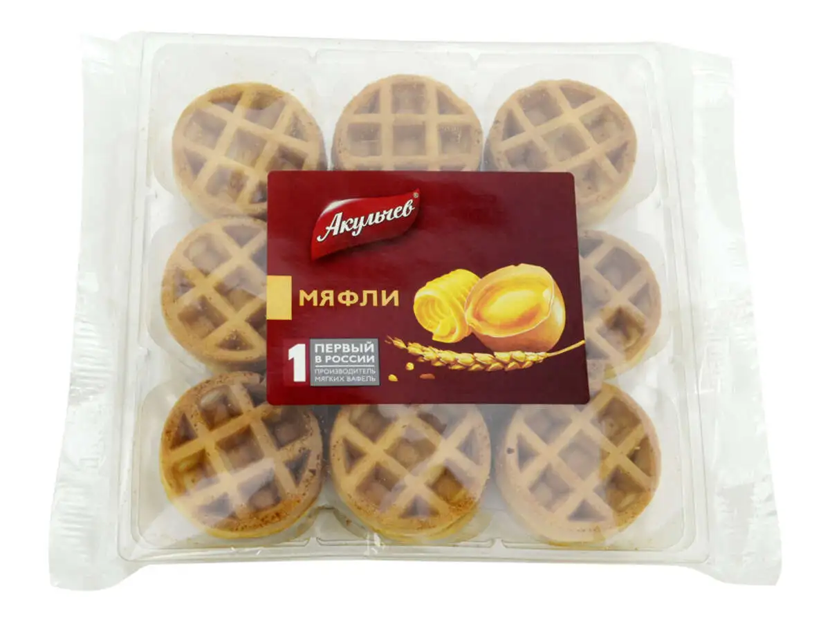Вафли Мягкие Акульчев 125г