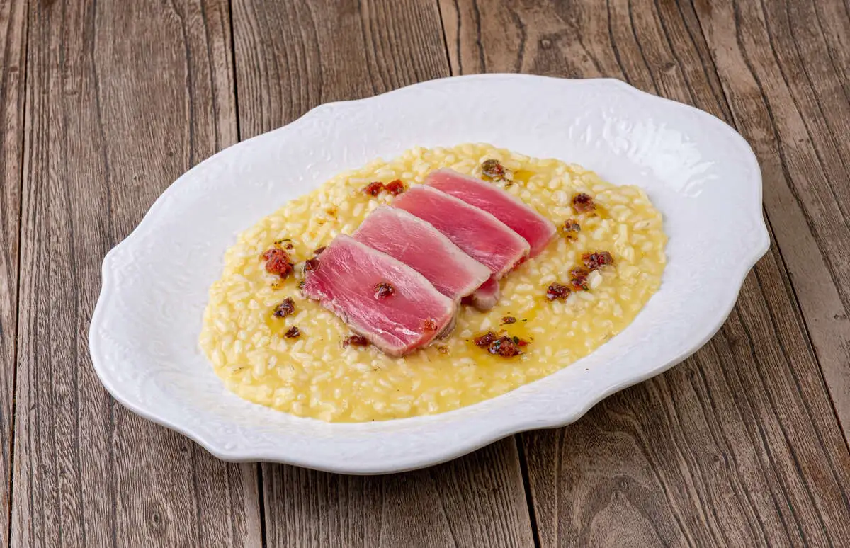 Ризотто с тунцом