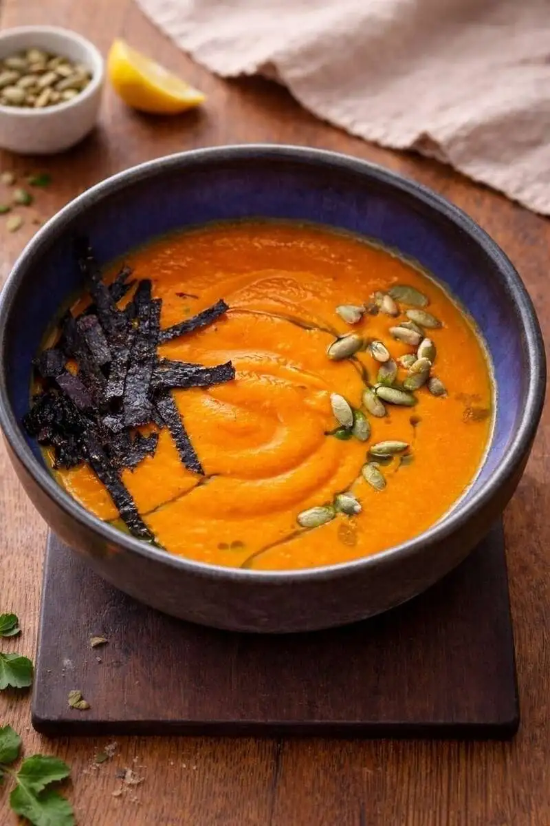 Тыквенный суп на кокосовом молоке