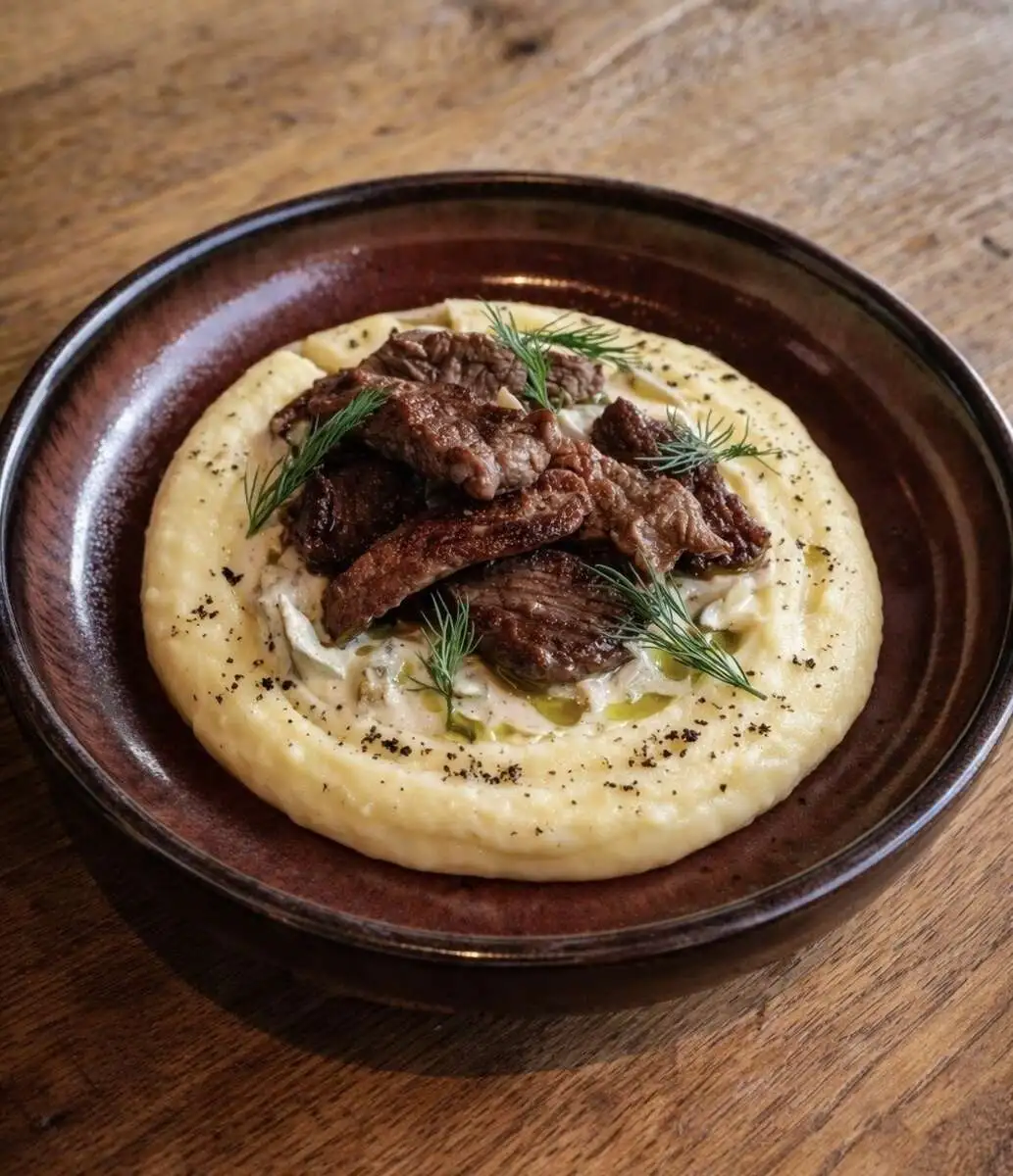 Строганофф со стейком 