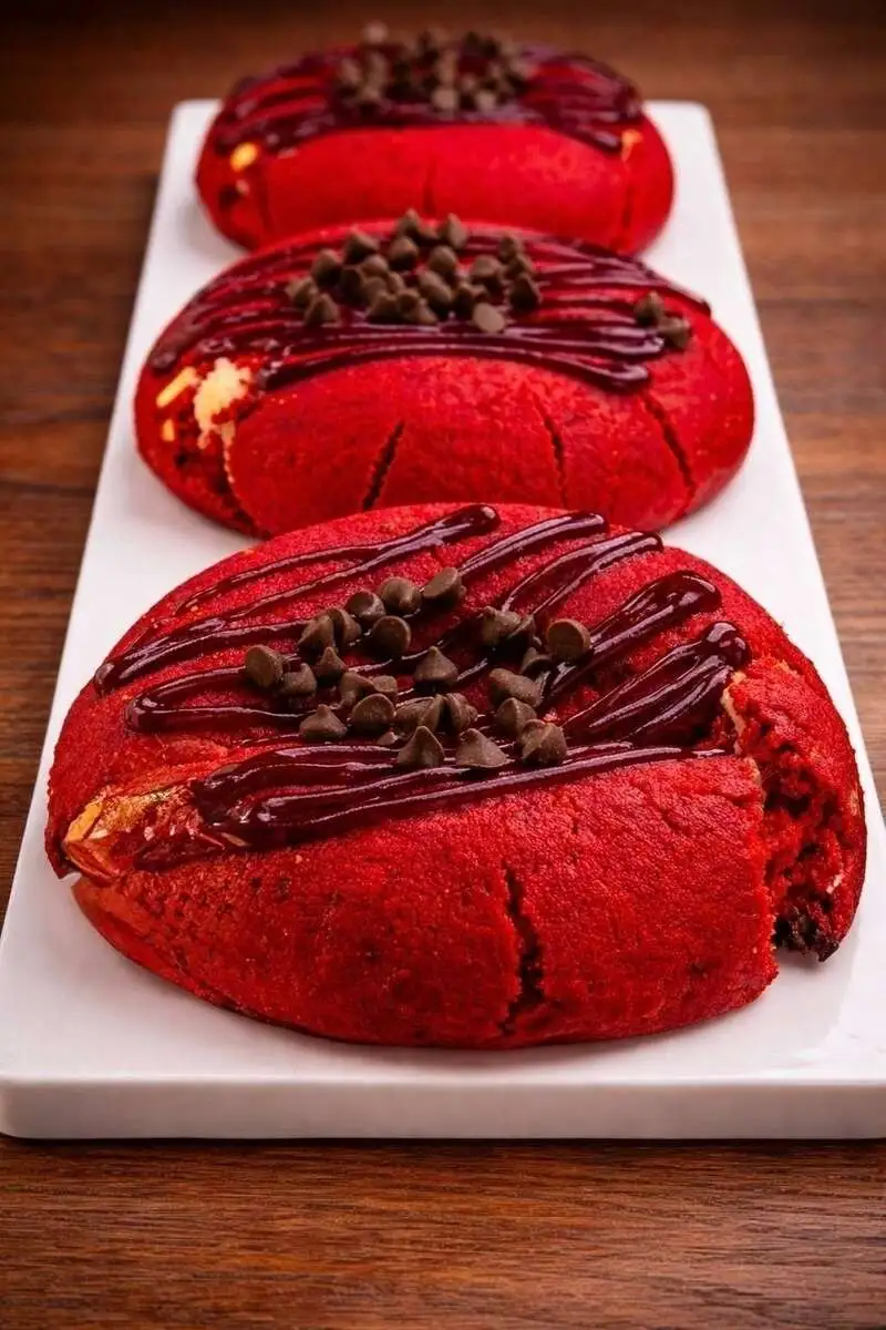 Печенье Малина-нутелла