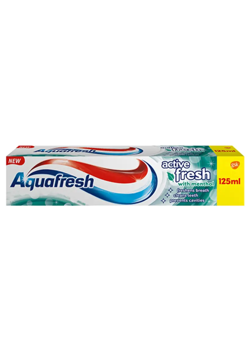 D/M AQUAFRESH TP ACTIVE FRESH 12X125ML2