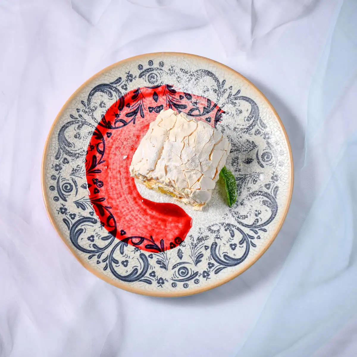 Меренговый рулет