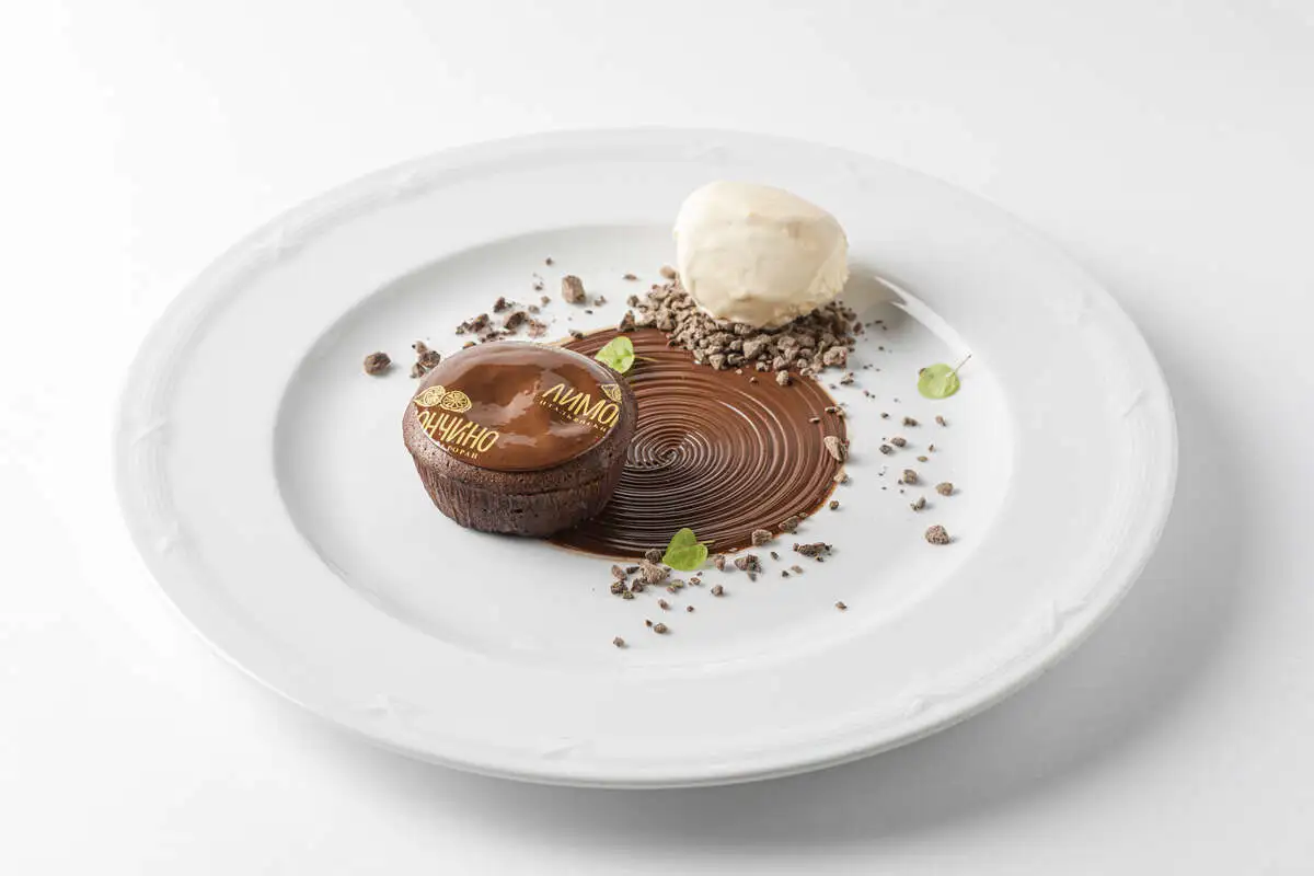 Шоколадный фондан