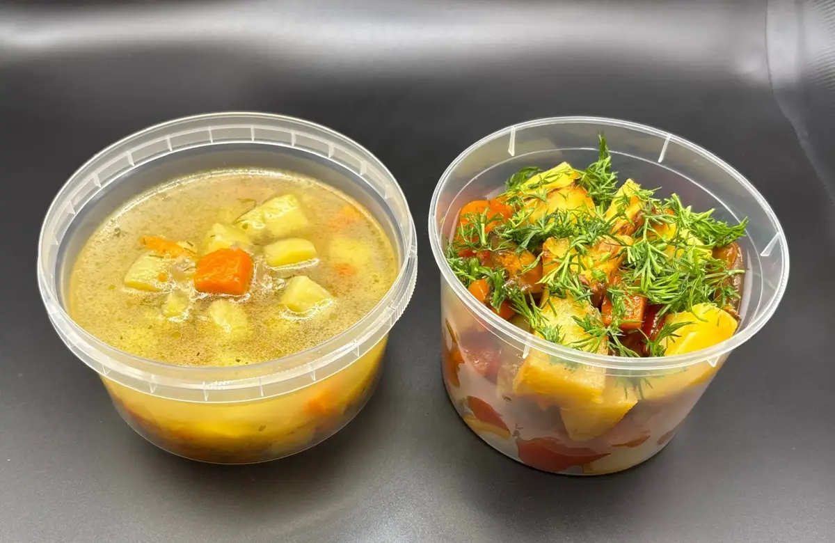 2 Гурман: Картофельный постный, Жаркое с грибами