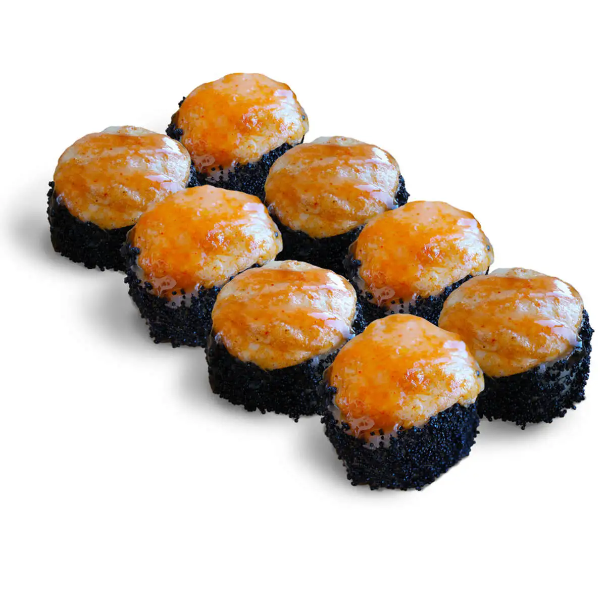 Ролл Сяке кани терияки