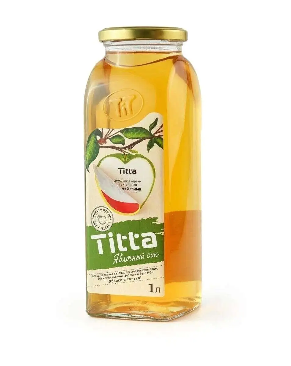 Сок Яблочный Титта1л