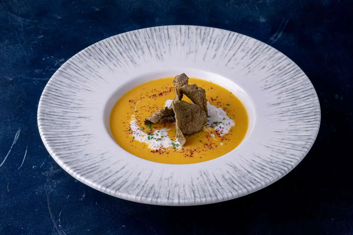 Крем-суп с лососем