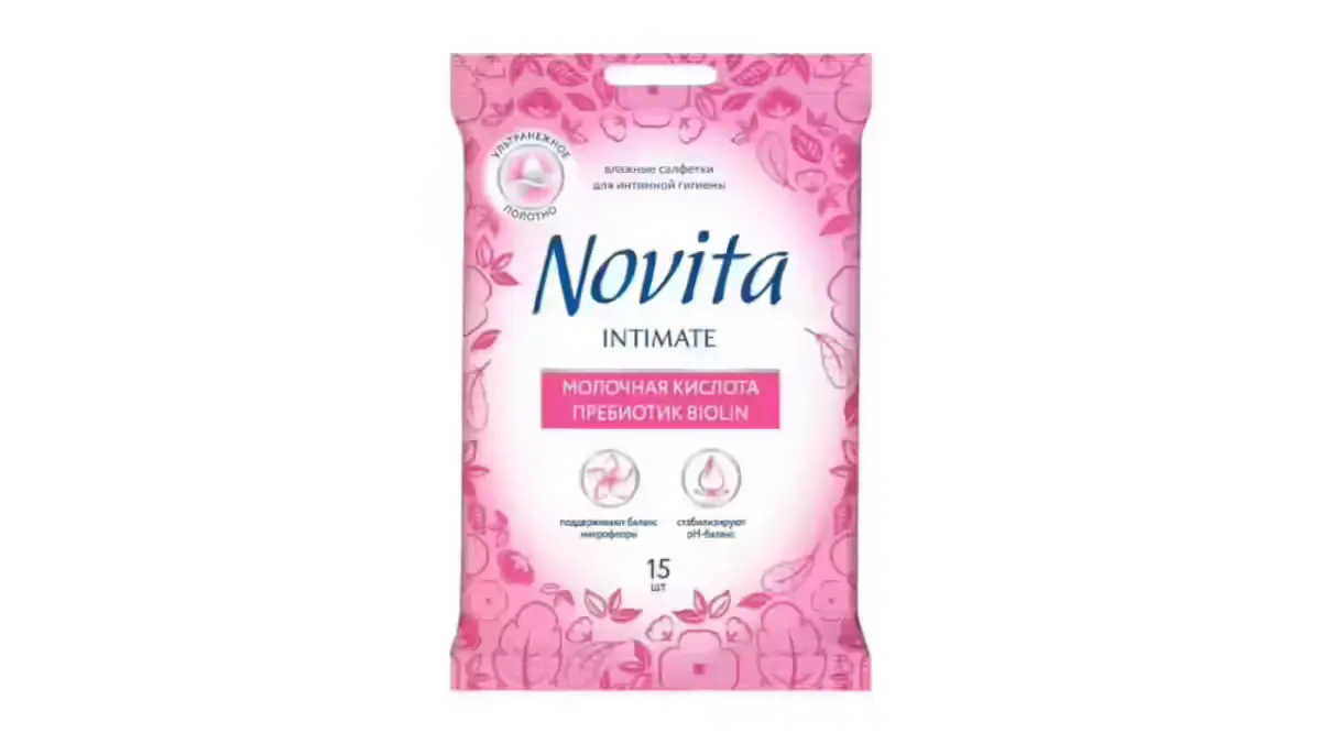 NOVITA SOFT INTIM GIGIYENA UCUN "INTIMATE" NEM SAL