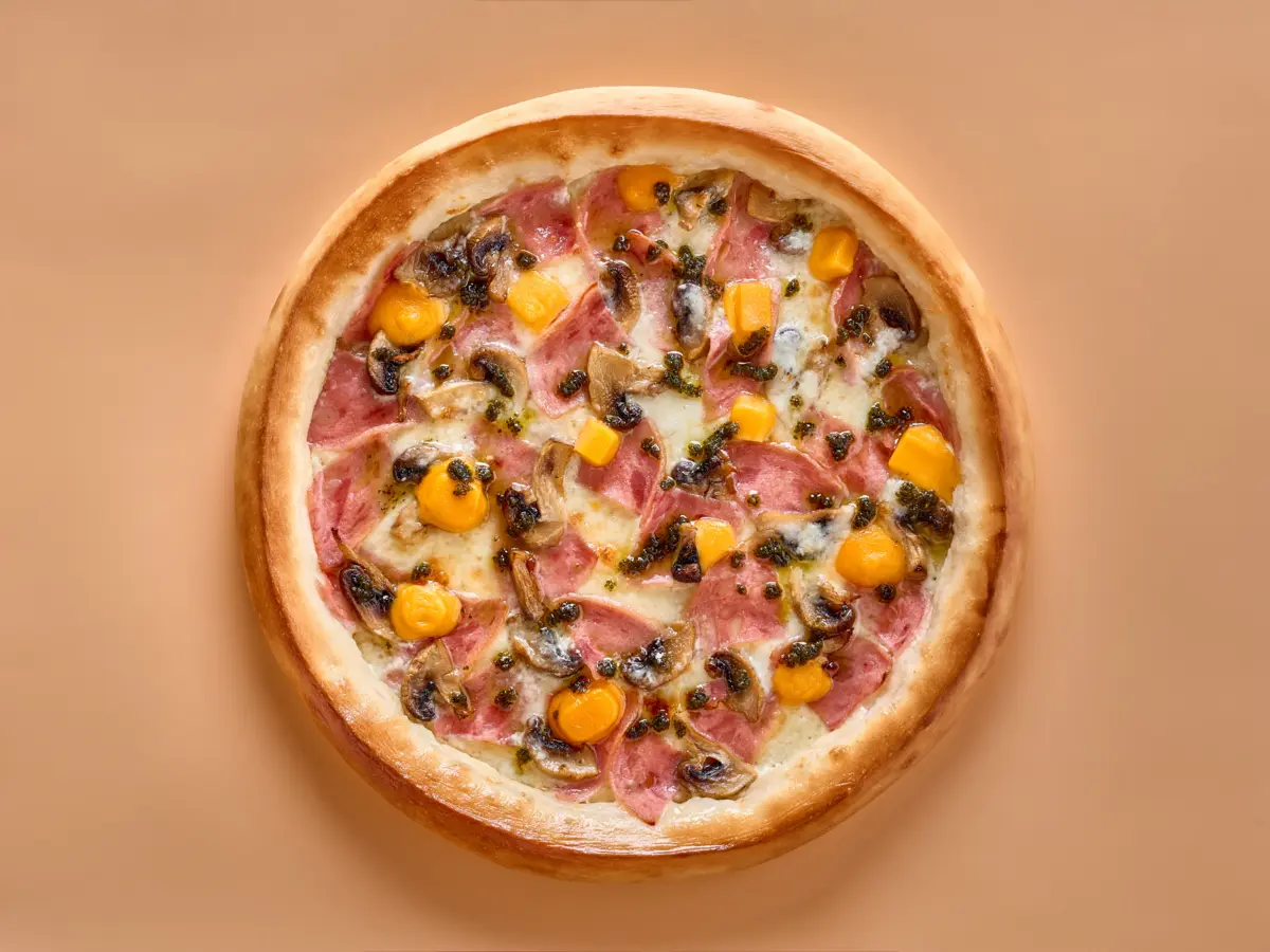 Пицца Ветчина и грибы  