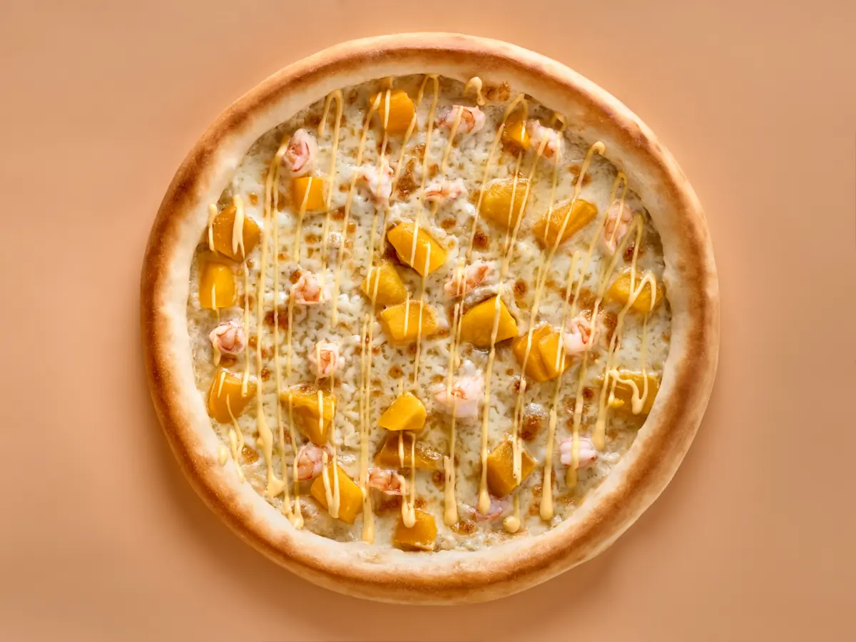 Пицца Манго с креветкой 