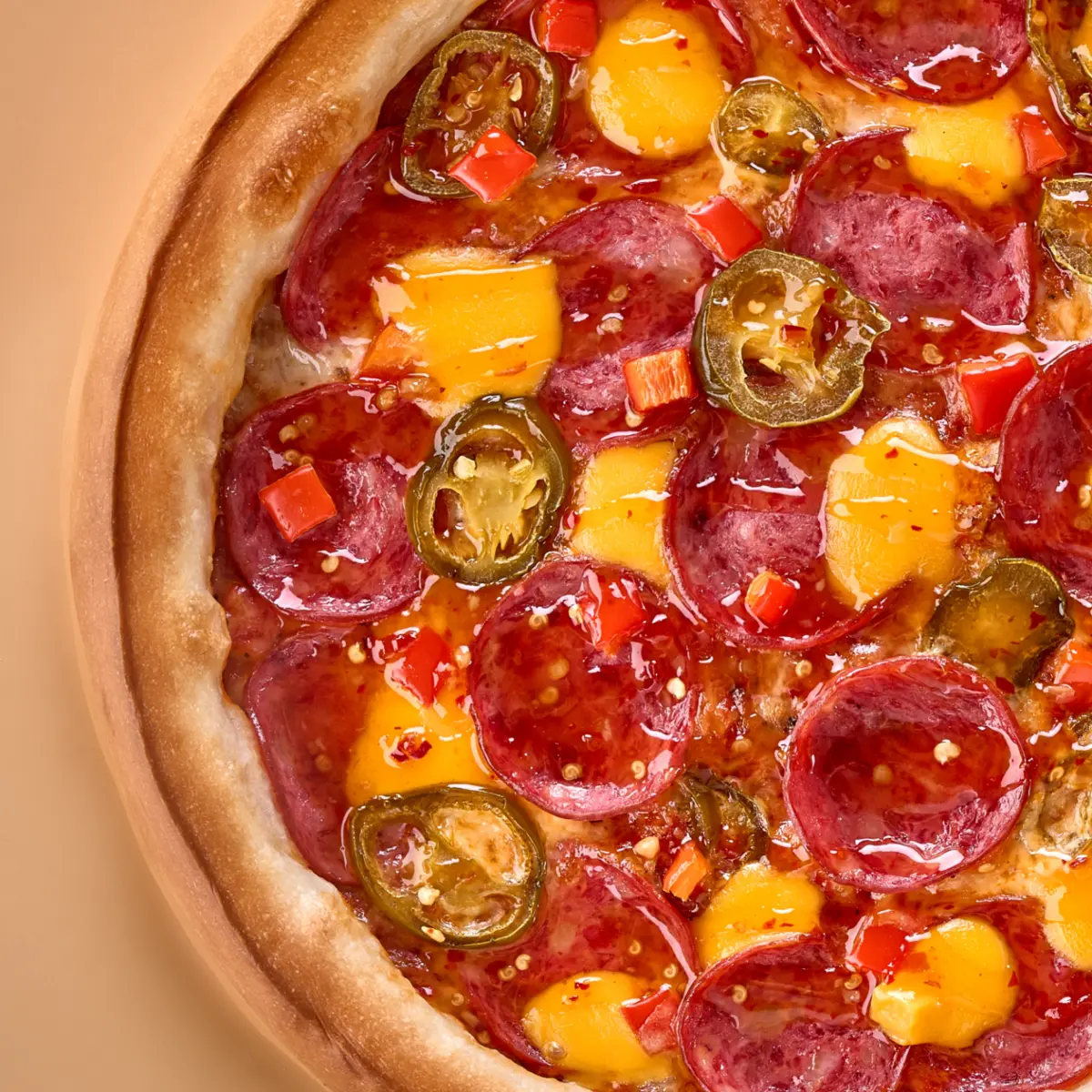 Пицца Салями Острая 30см 