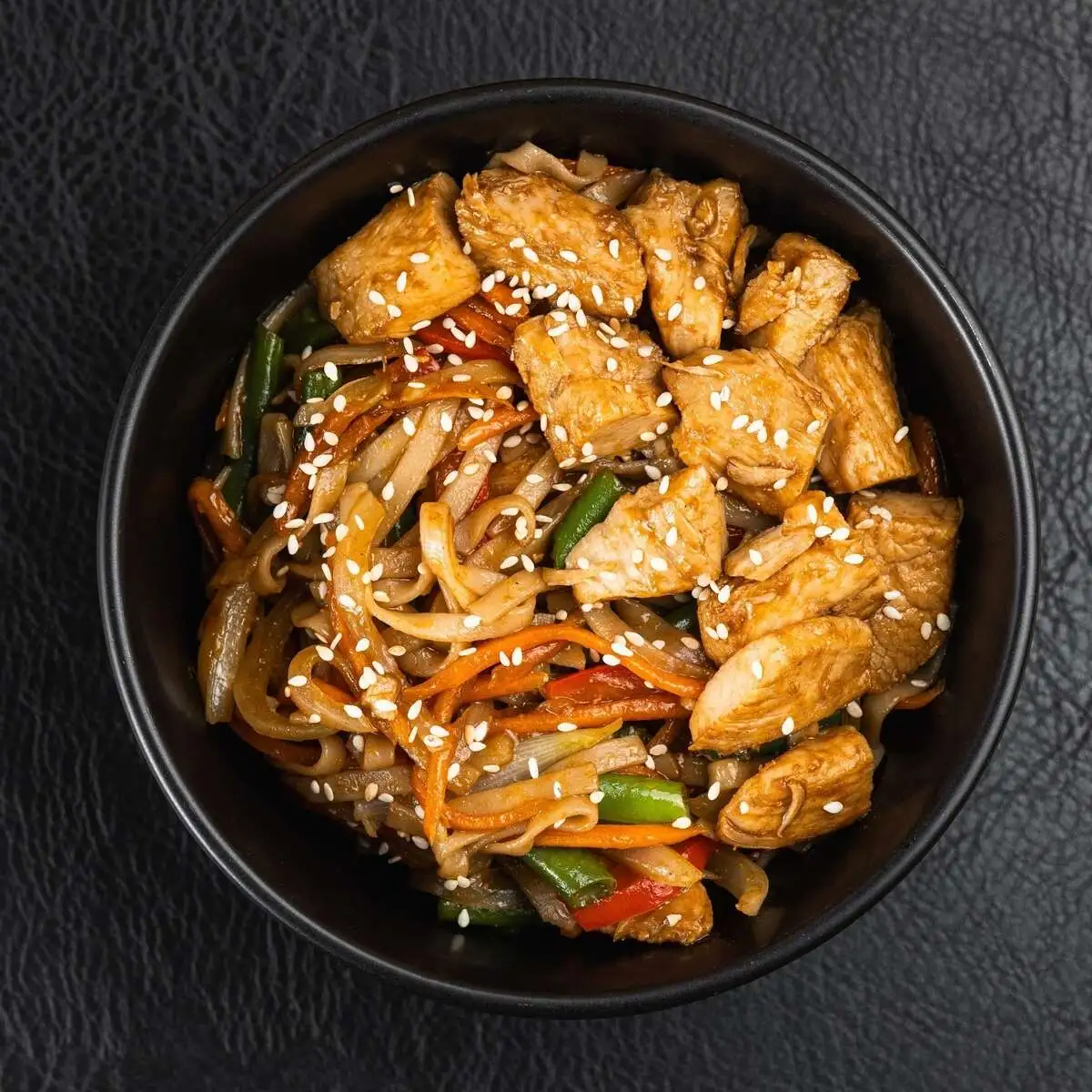 Вок Удон Курица Терияки