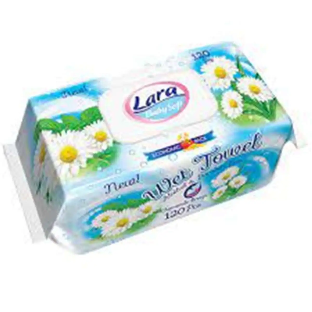 LARA WET TOWEL WITH CHAMOMILE 120LI