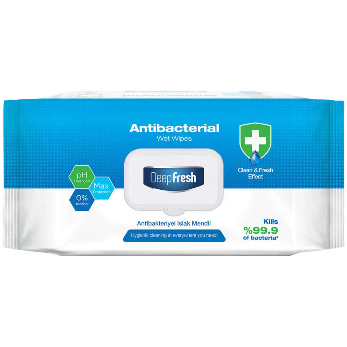 DEEP FREHS ISLAK MENDIL 100 LU ANTIBACTERIAL