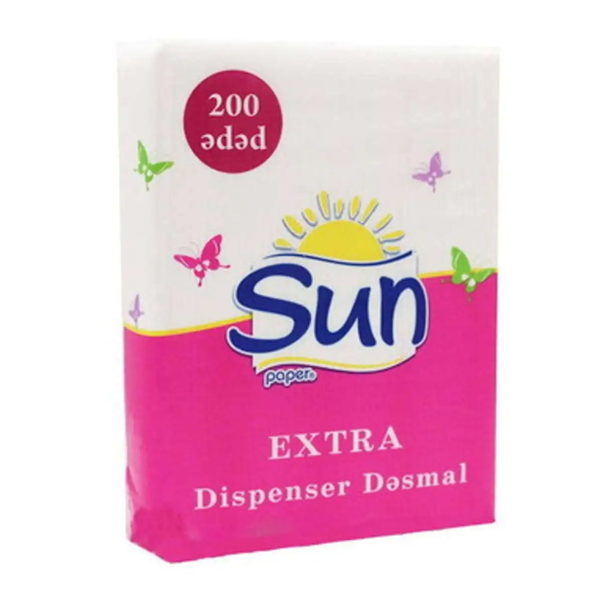 SALFETKA SUN DISPENSER DESMAL EXTRA 200EDED