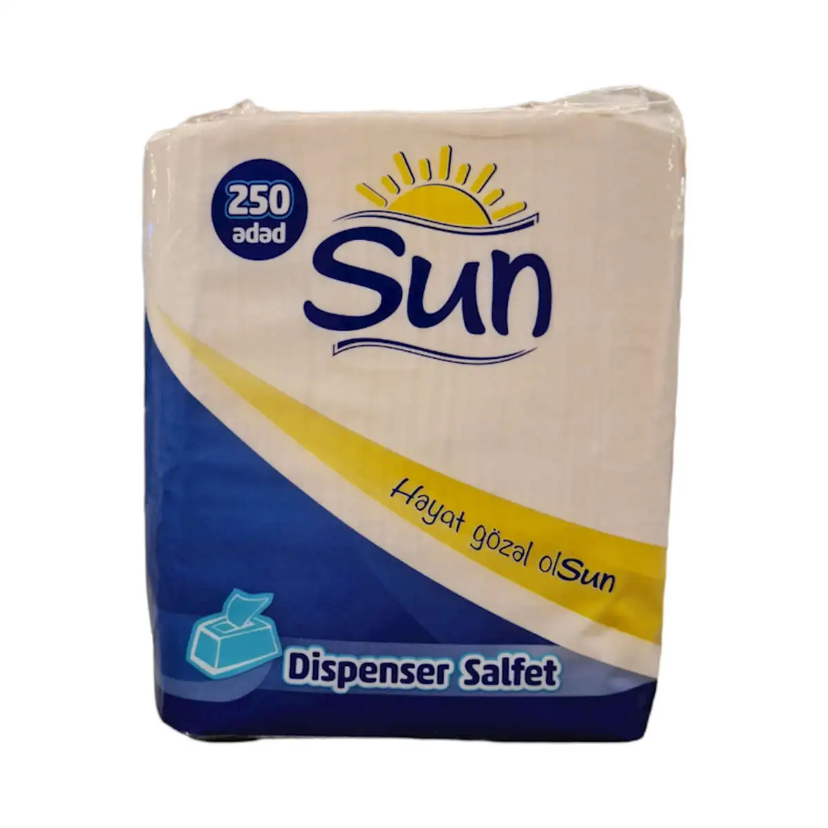 SALFETKA SUN 250ED DISPENSER EXTRA