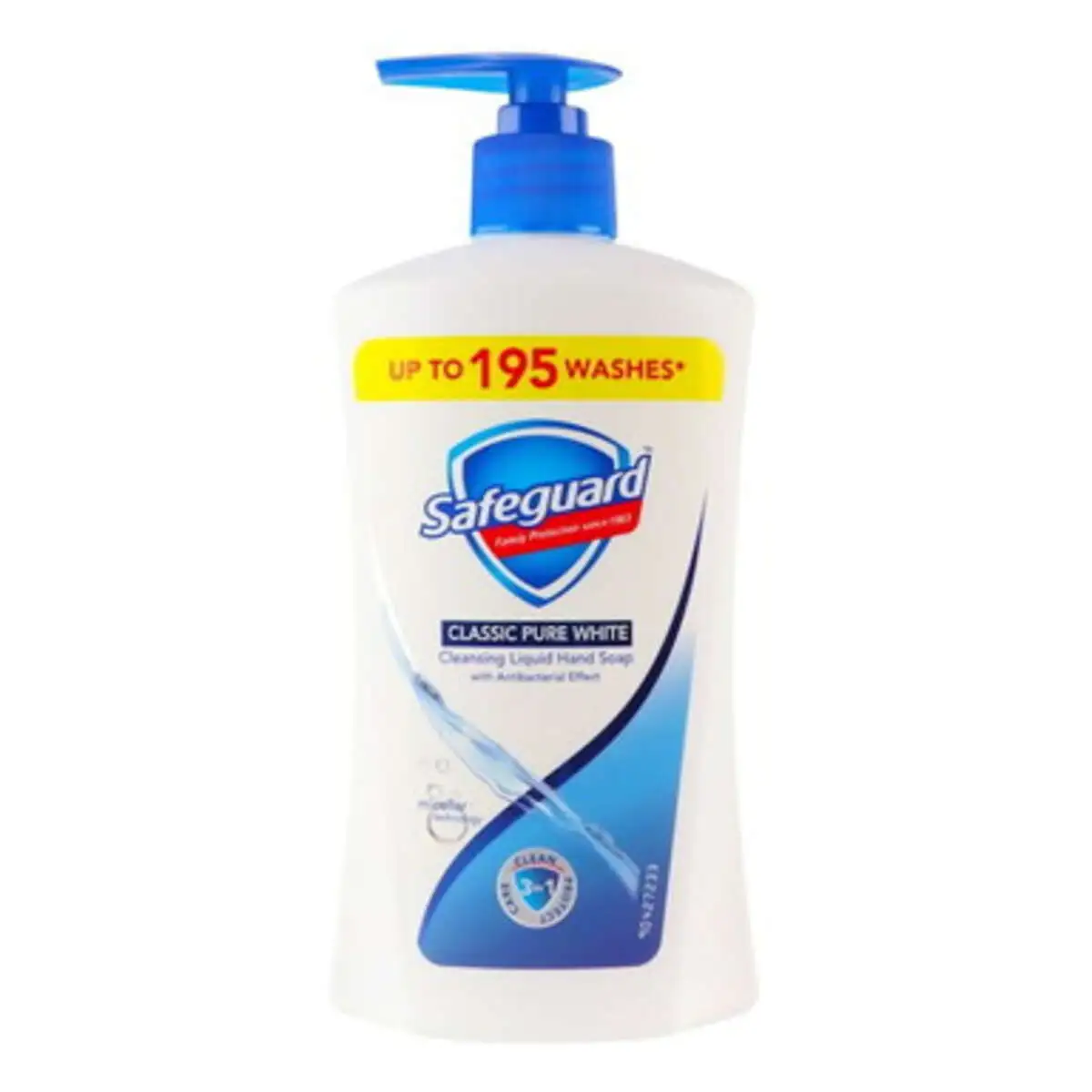 SAFEGUARD LHS CLAS PURE WHITE 390ML