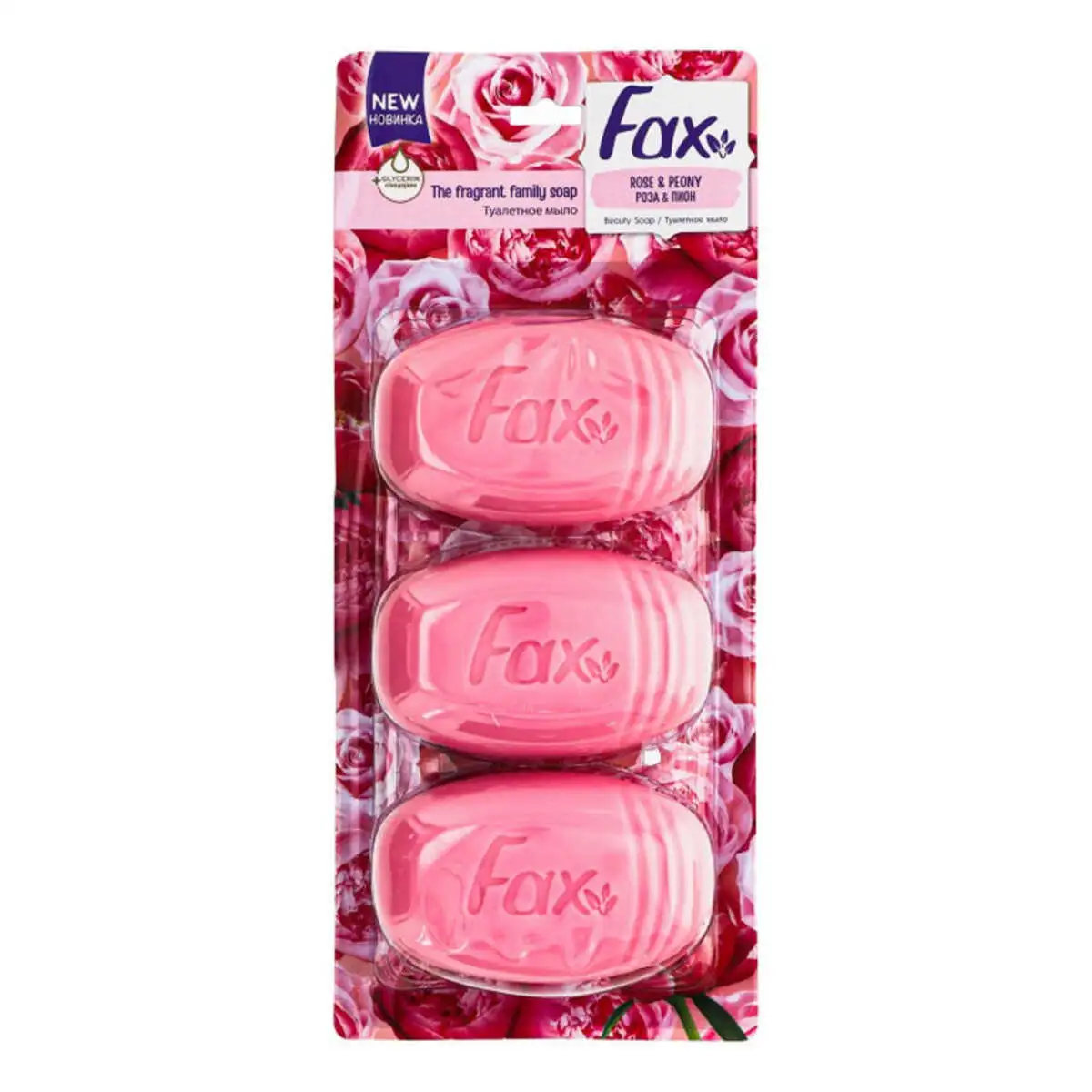 FAX 3 SABUN ROZA-PEONY 100 QR