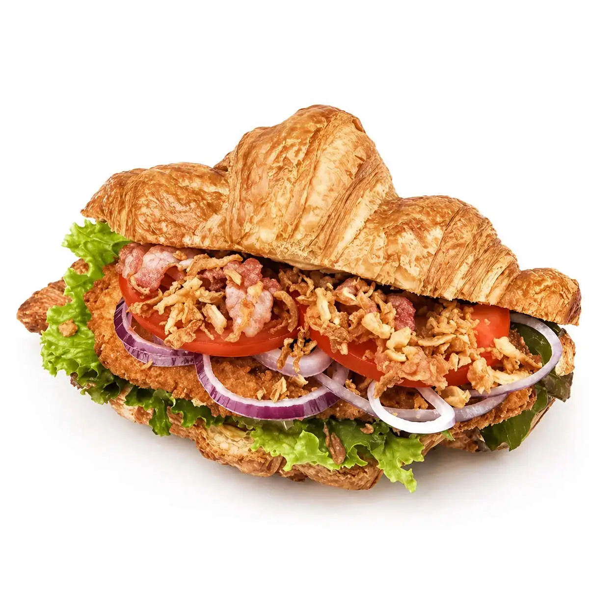 Круассан Чикен-Хит с соусом BBQ