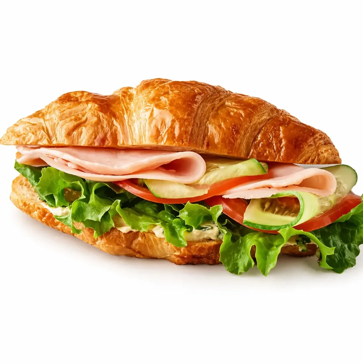 Круассан с ветчиной и сыром