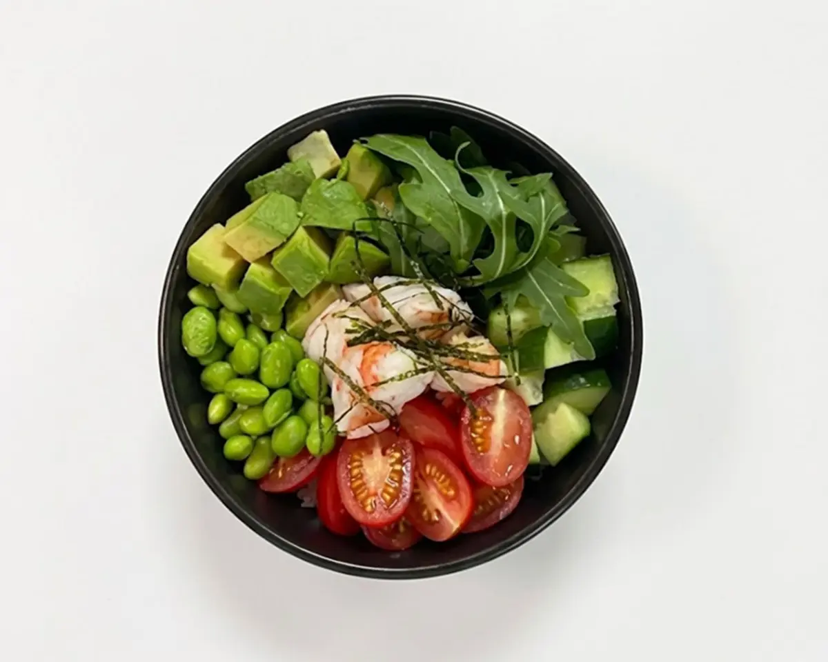 Поке с креветкой 