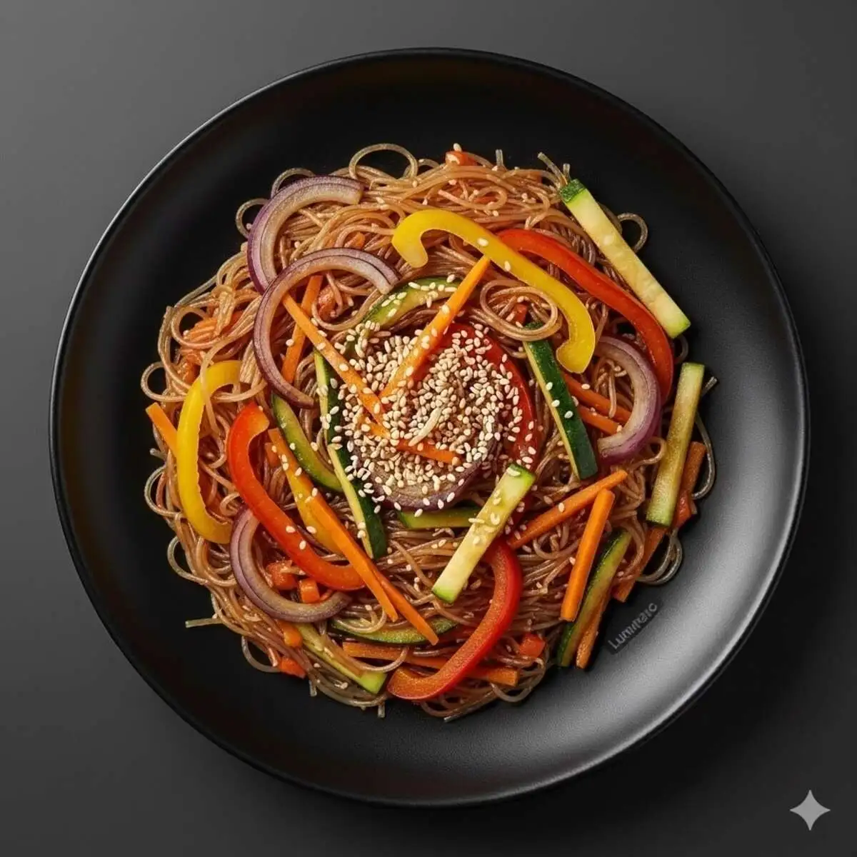 Лапша Фунчоза с овощами