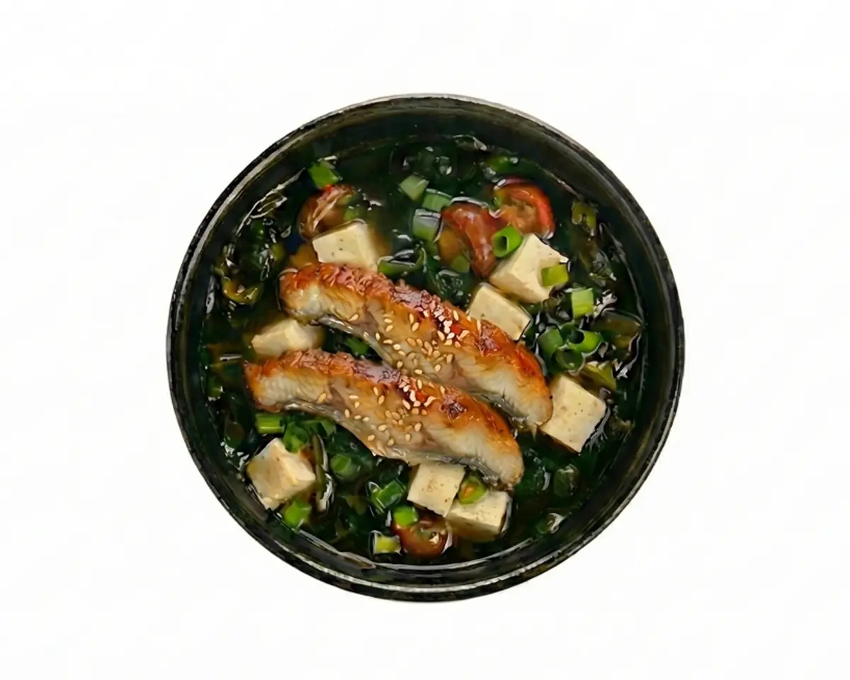 Суп мисо с угрем