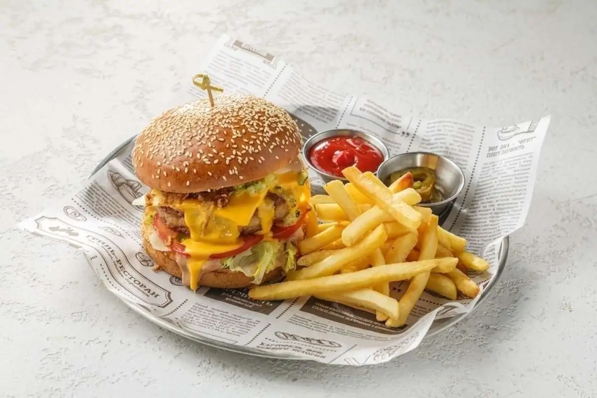 Бургер с курицей