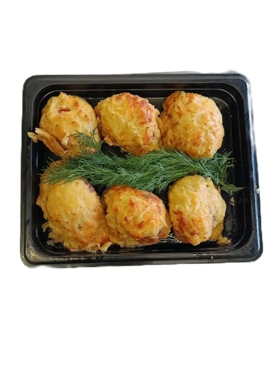 Котлеты Из Индейки Под Картофельно-Сырной Шапочкой(готовое)