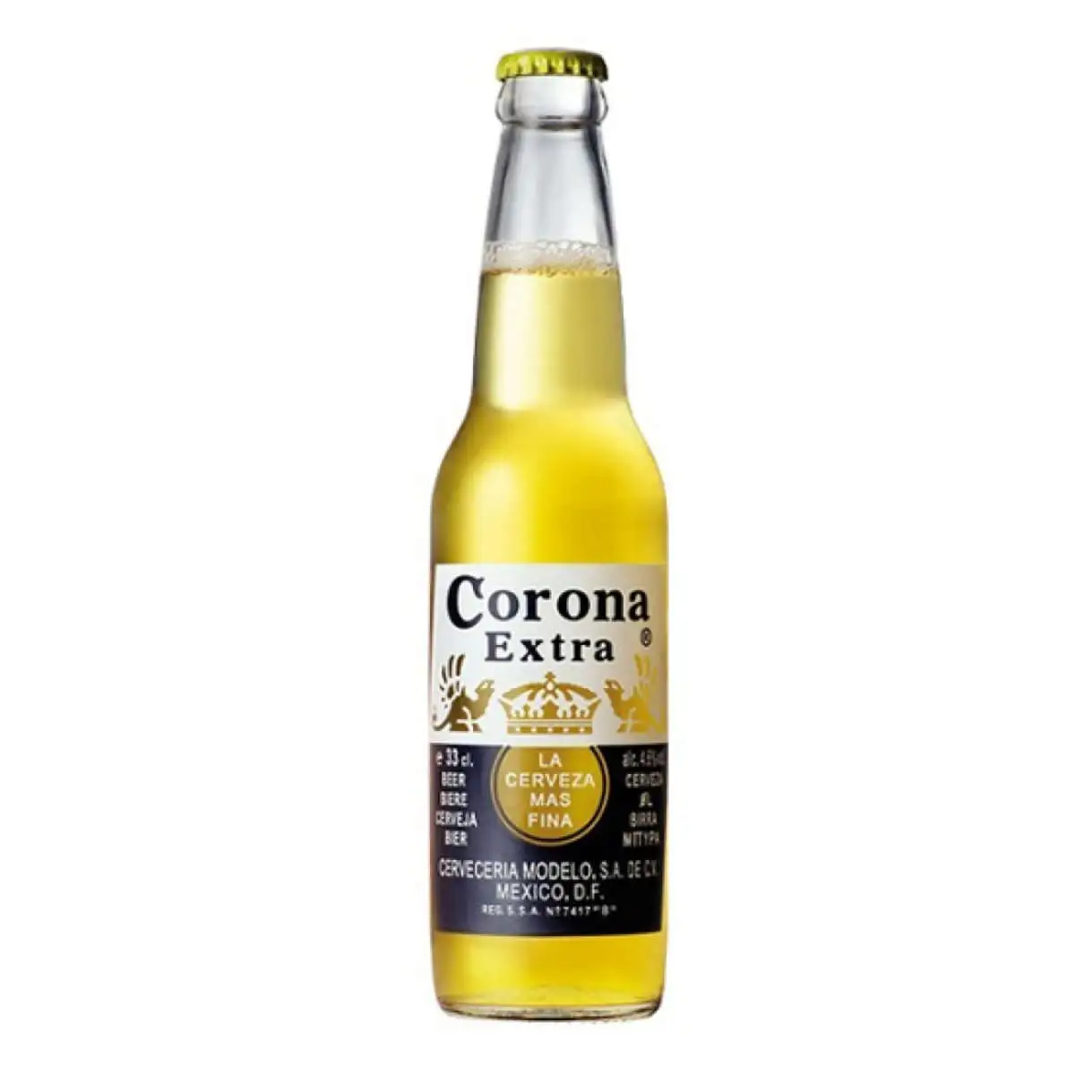 PIVE CORONA EXTRA CERVEZA MAS FINA 355ML 