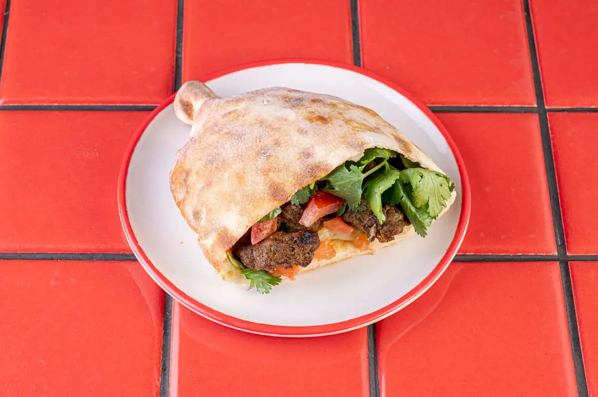 Шоти с кебабом говядина-свинина