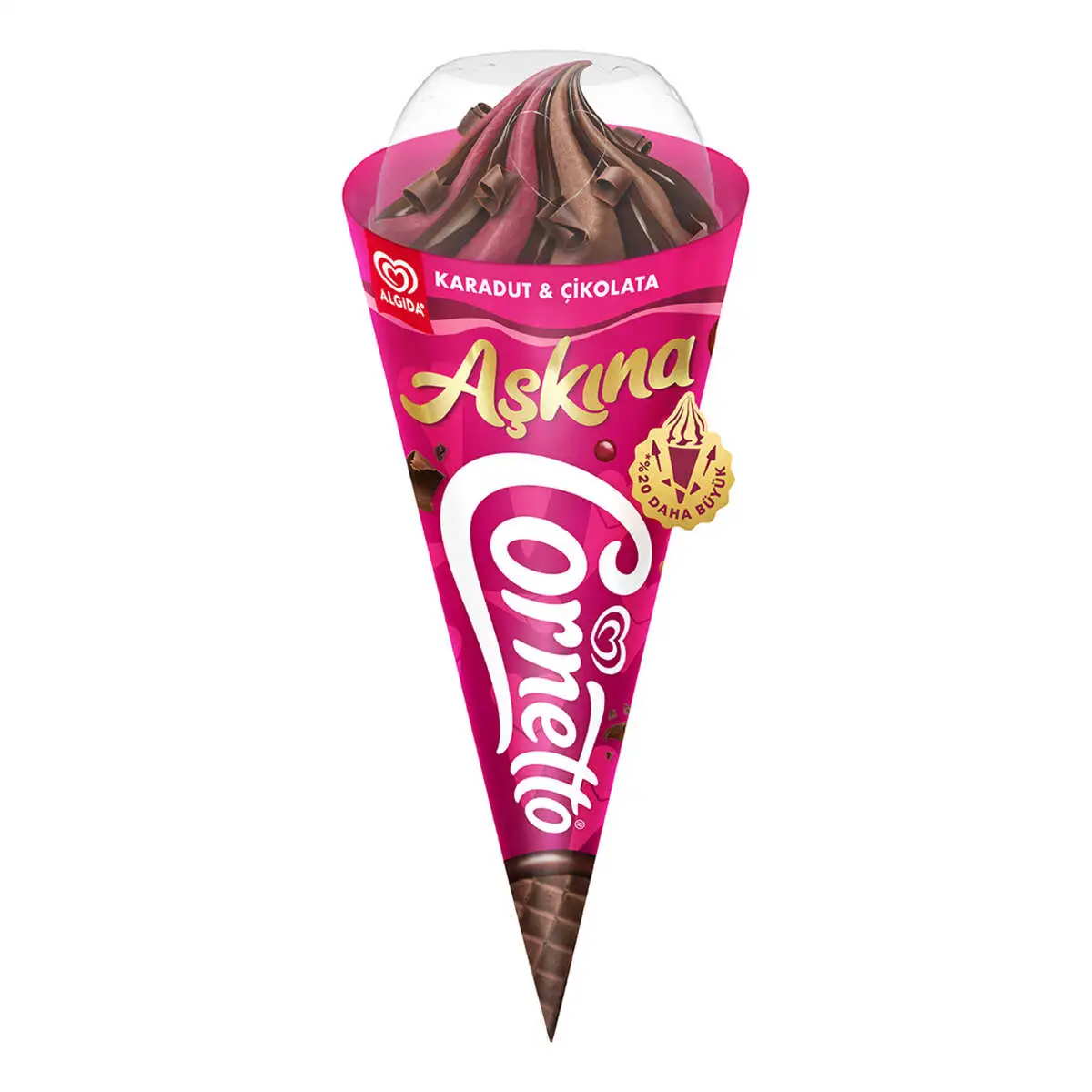 CORNETTO ASKINA KARADUT-CIKOLATA 24X150ML