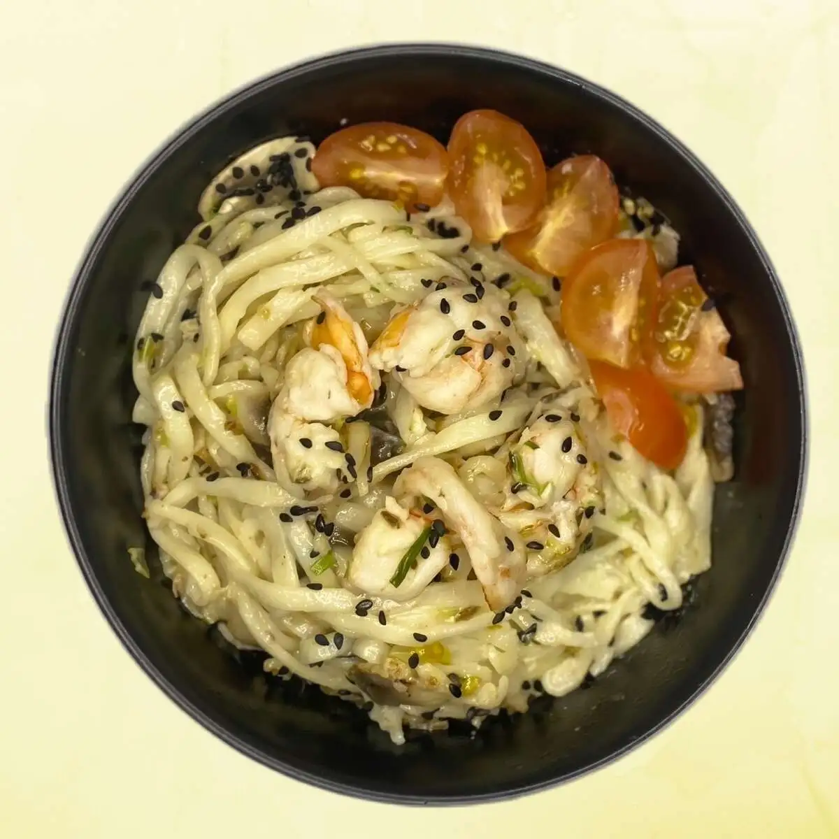 Вок с креветкой