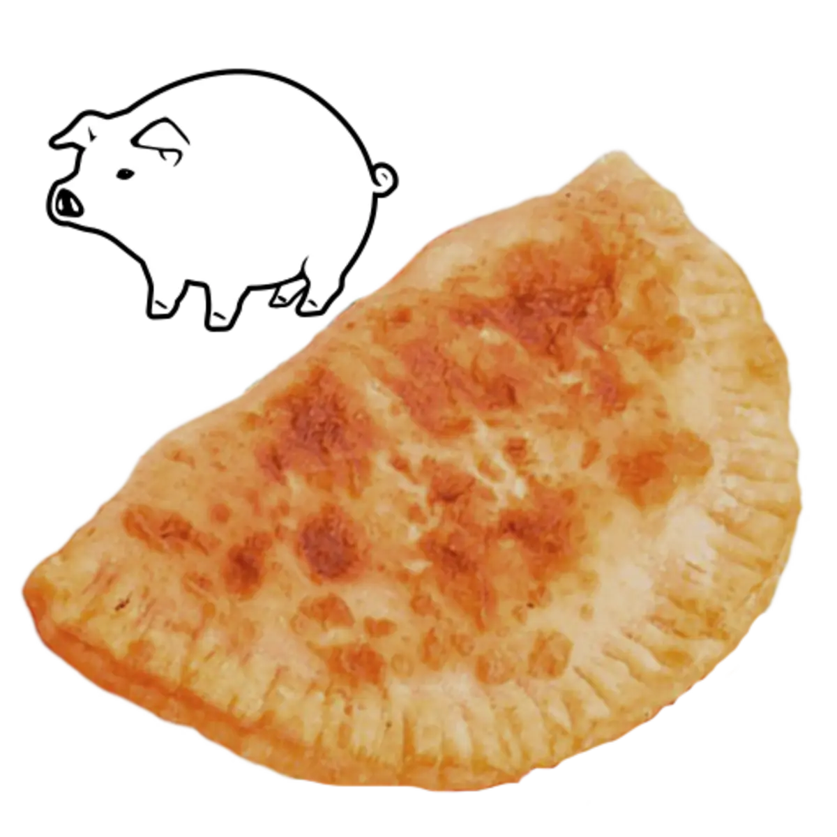 Чебурек со свининой
