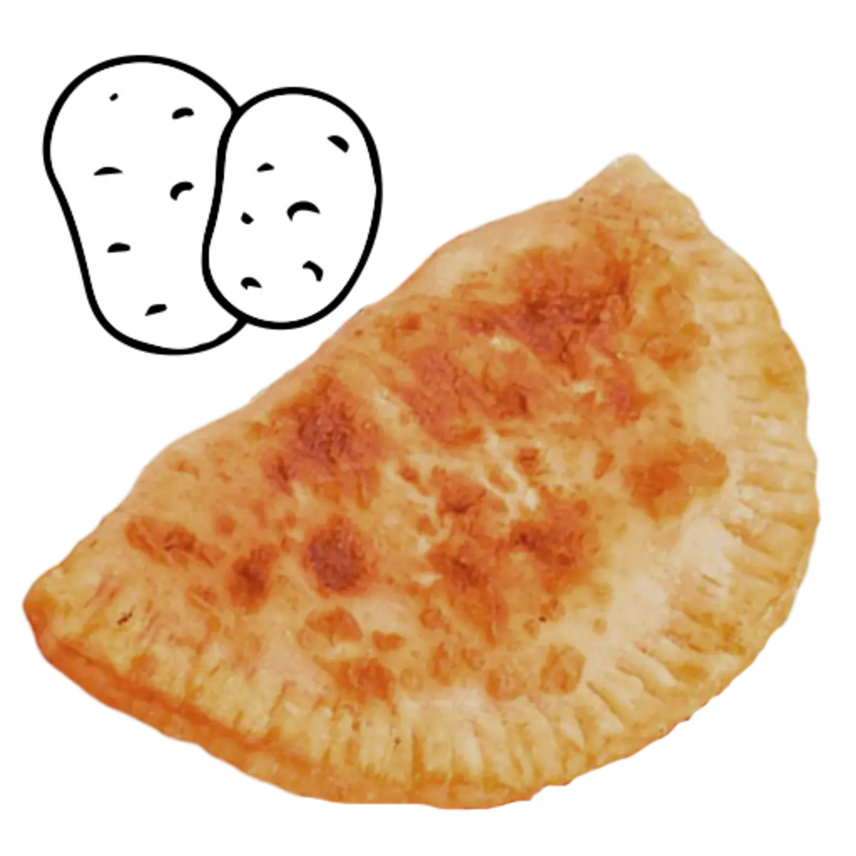 Чебурек с картошкой