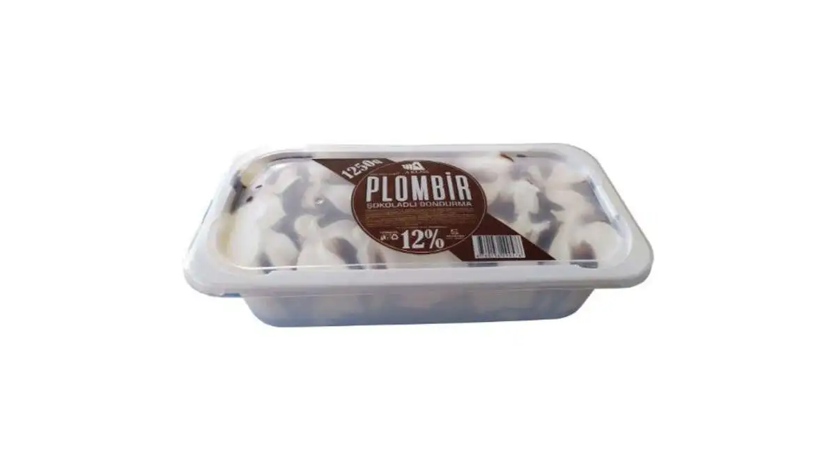 DESSERT PLOMBIR KAKAOLU, SOKOLAD VE BADAMLA 1250 Q